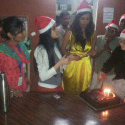 Christmas Celebration at Old Age Home