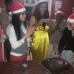 Christmas Celebration at Old Age Home