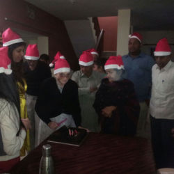 Christmas Celebration at Old Age Home