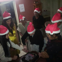 Christmas Celebration at Old Age Home